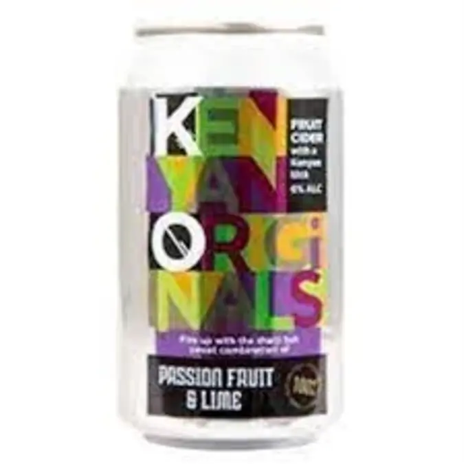 Kenyan Original Passion Fruit&Lime 330Ml Can